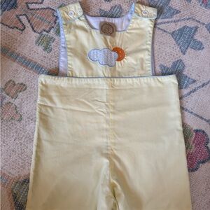 TBBC Yellow Jon Jon with Cloud and Sun Design